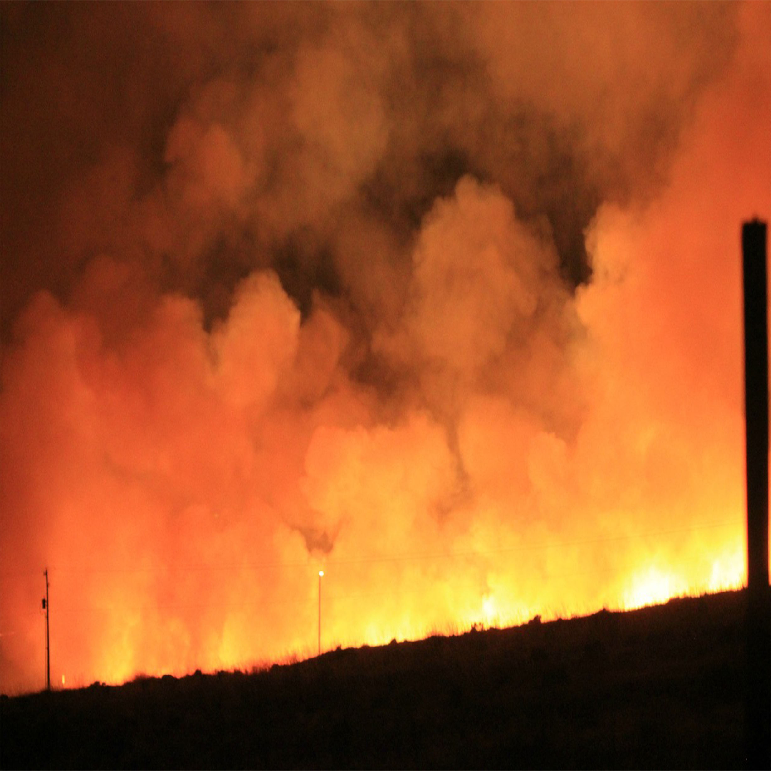 Brush Fire Risk in USA